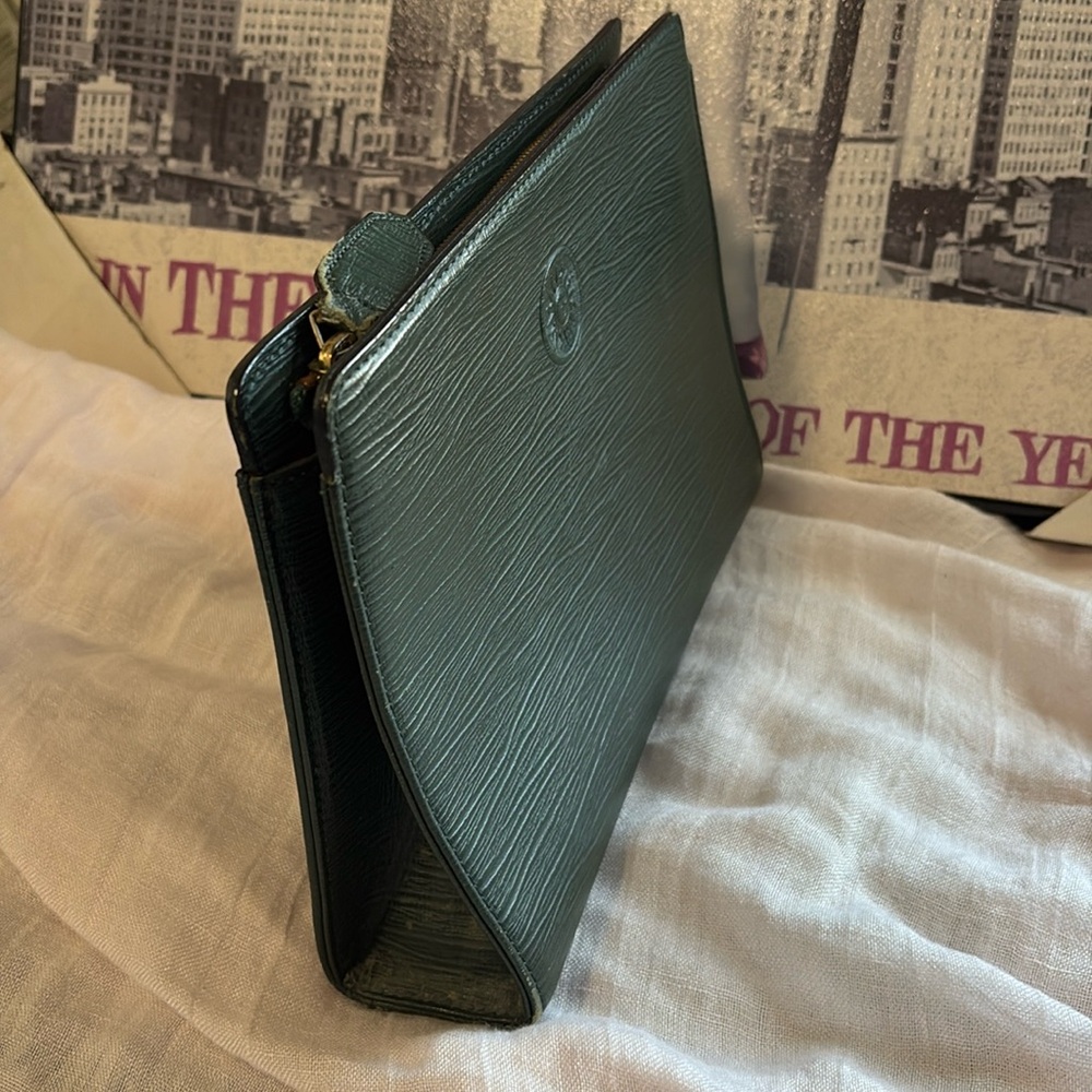 VERSACE Vintage Leather and Suede Clutch - Picture 7 of 16